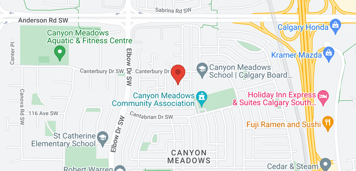 map of 811 CANFORD CR SW
